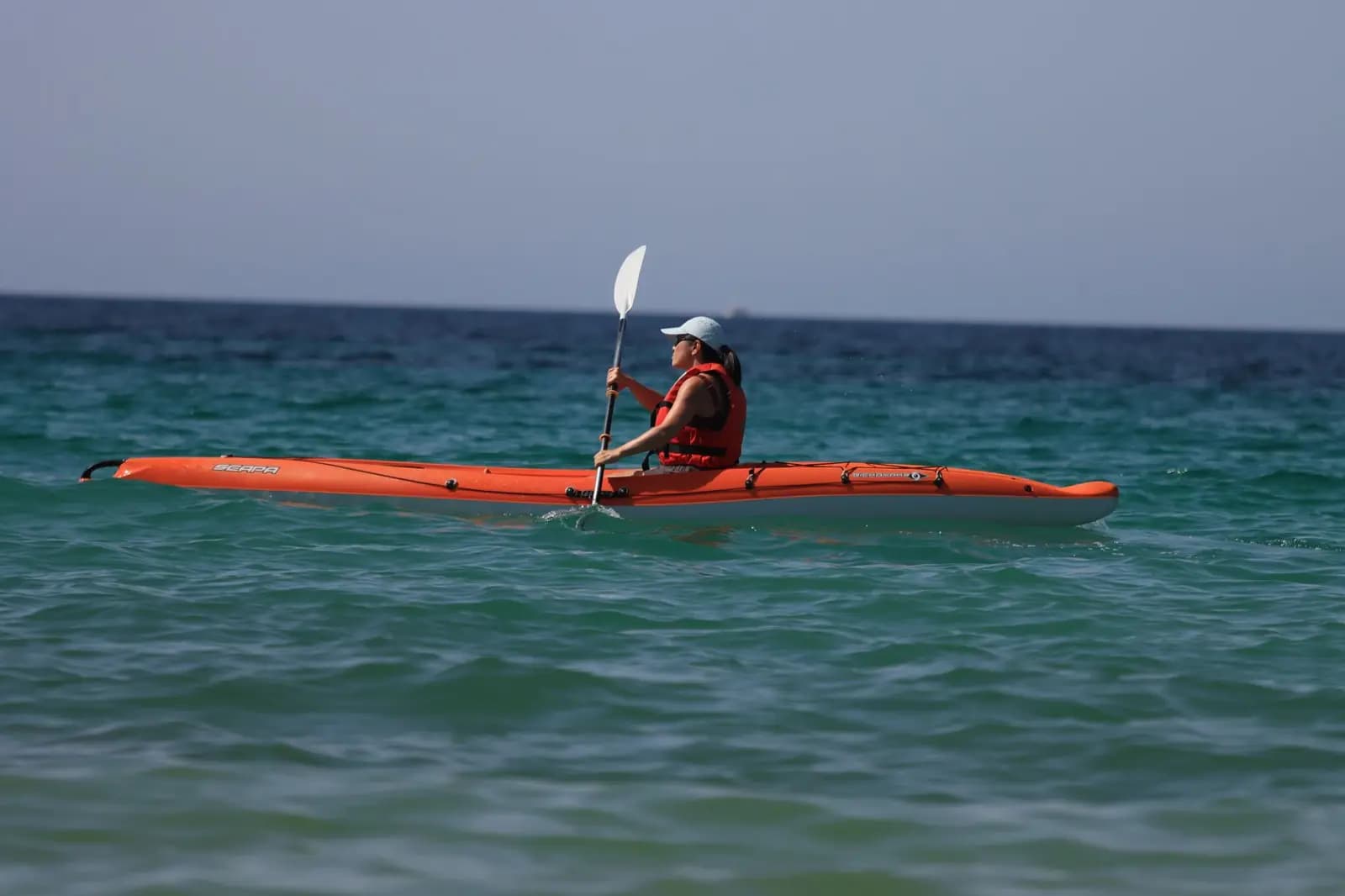 Kayak and sea caves at Cala Xarraca, Ibiza