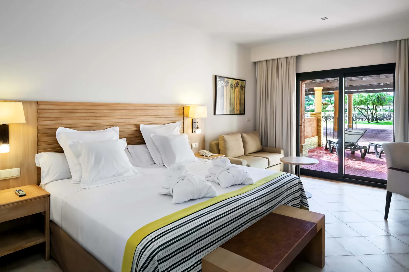 Superior double room with terrace access at Barceló Punta Umbría Beach Resort