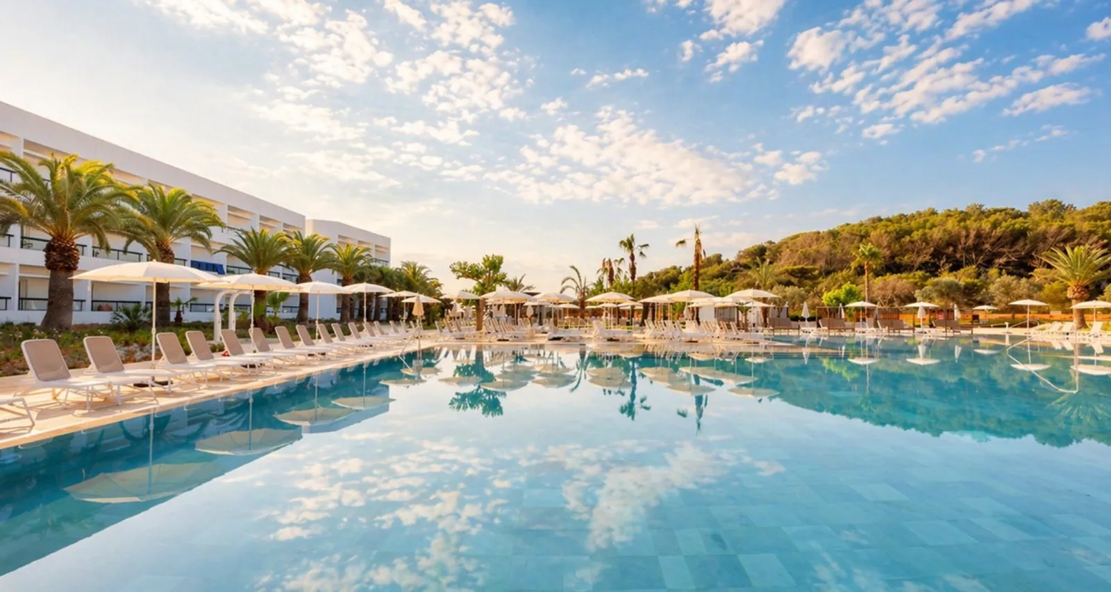 Large pool at Grand Palladium Palace Ibiza Resort & Spa in Playa d'en Bossa