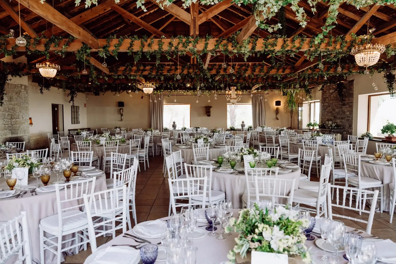Banquet hall at Finca Najaraya